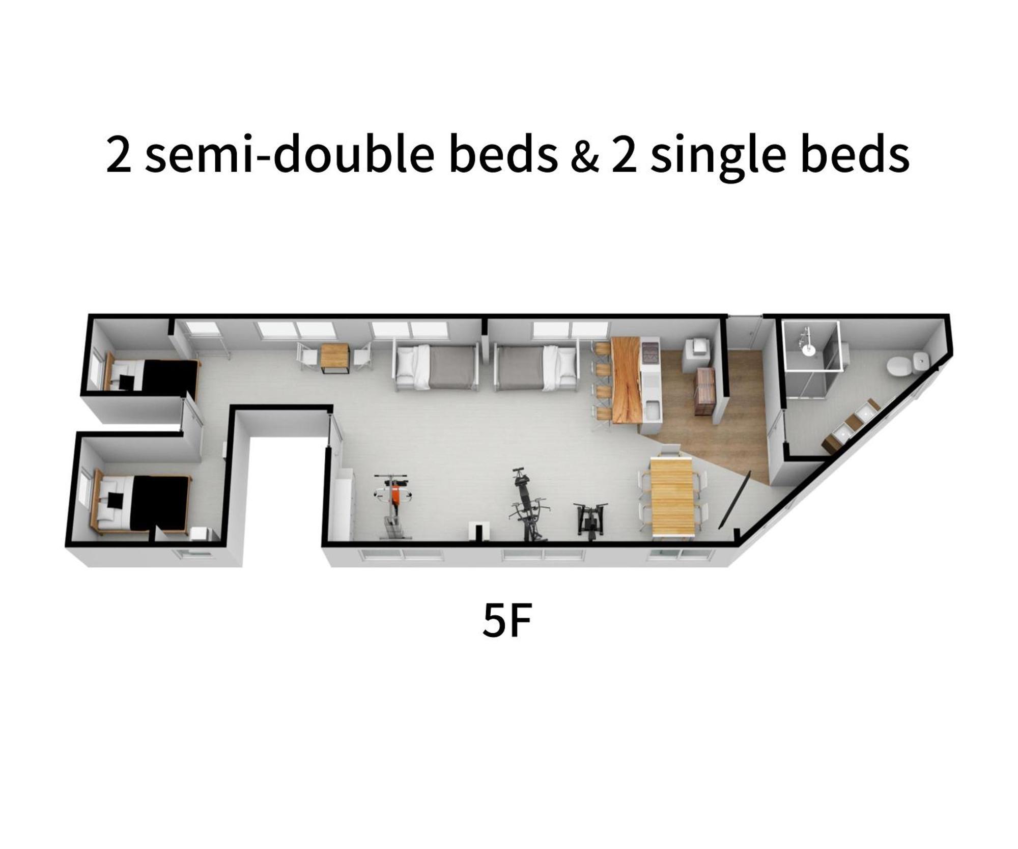 U.House Aparthotel Осака Стая снимка